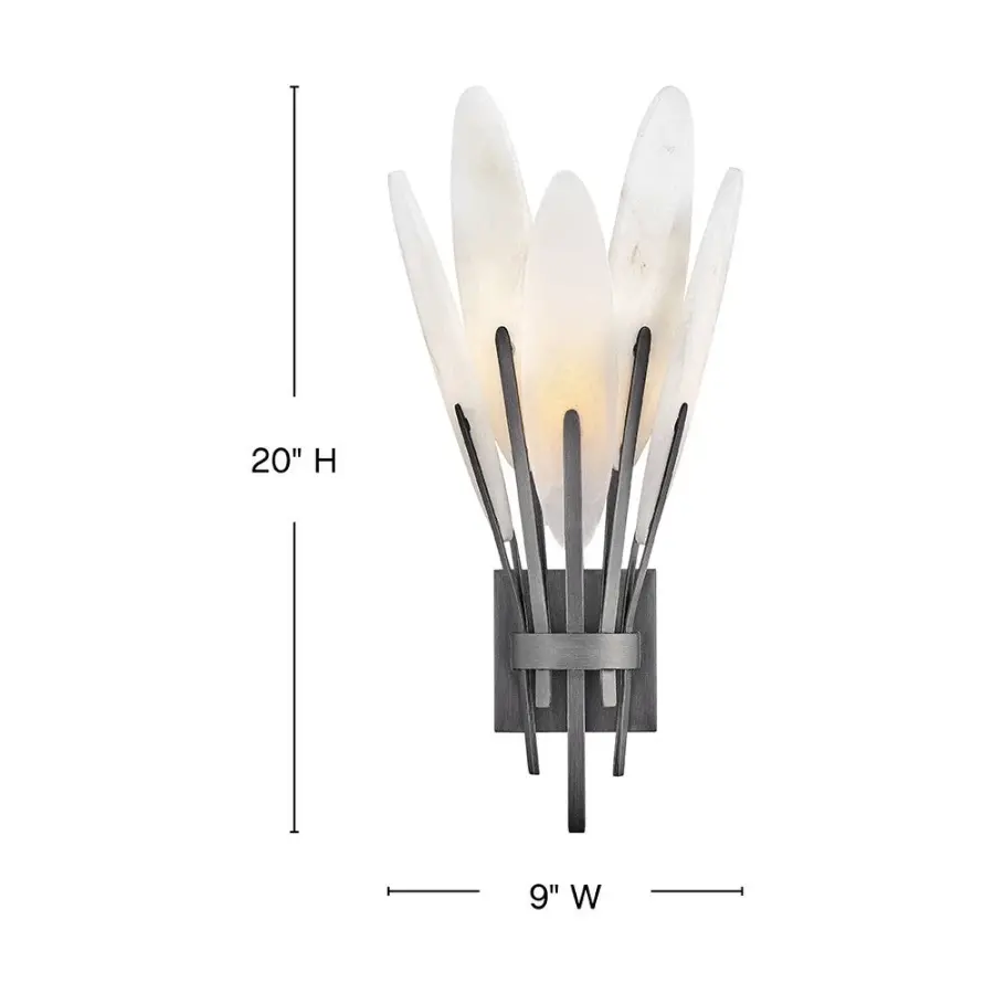 Nerine Large Alabaster Sconce - Image 2
