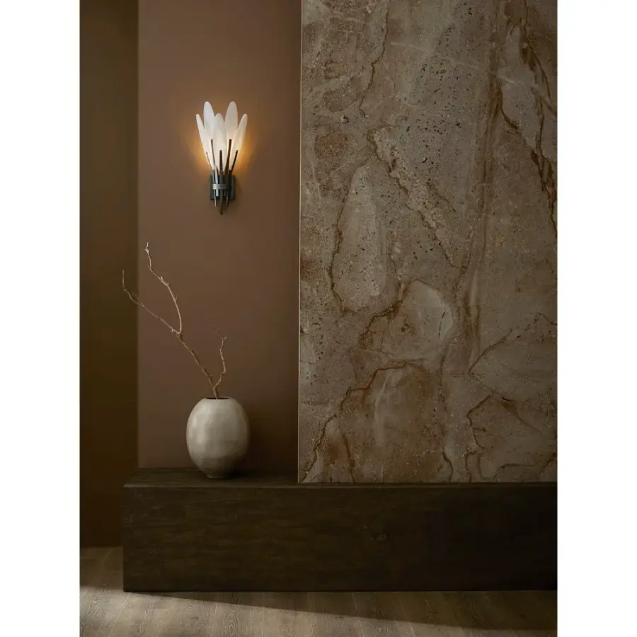 Nerine Large Alabaster Sconce - Image 10