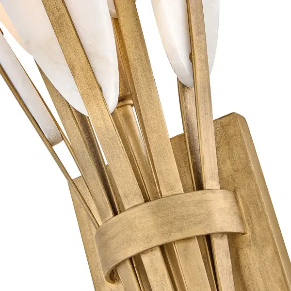 Nerine Large Sconce in Burnished Gold - Image 4