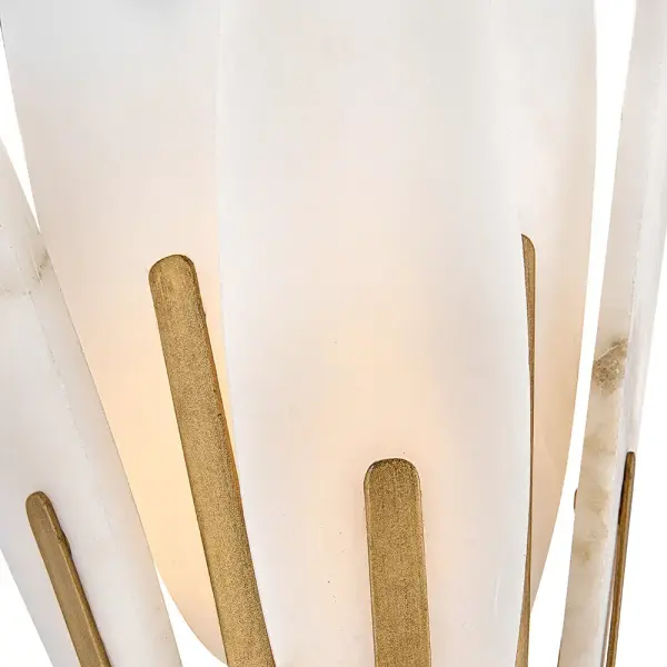 Nerine Large Sconce in Burnished Gold - Image 5