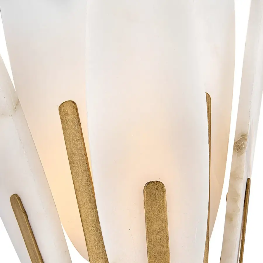 Nerine Large Sconce in Burnished Gold - Image 5
