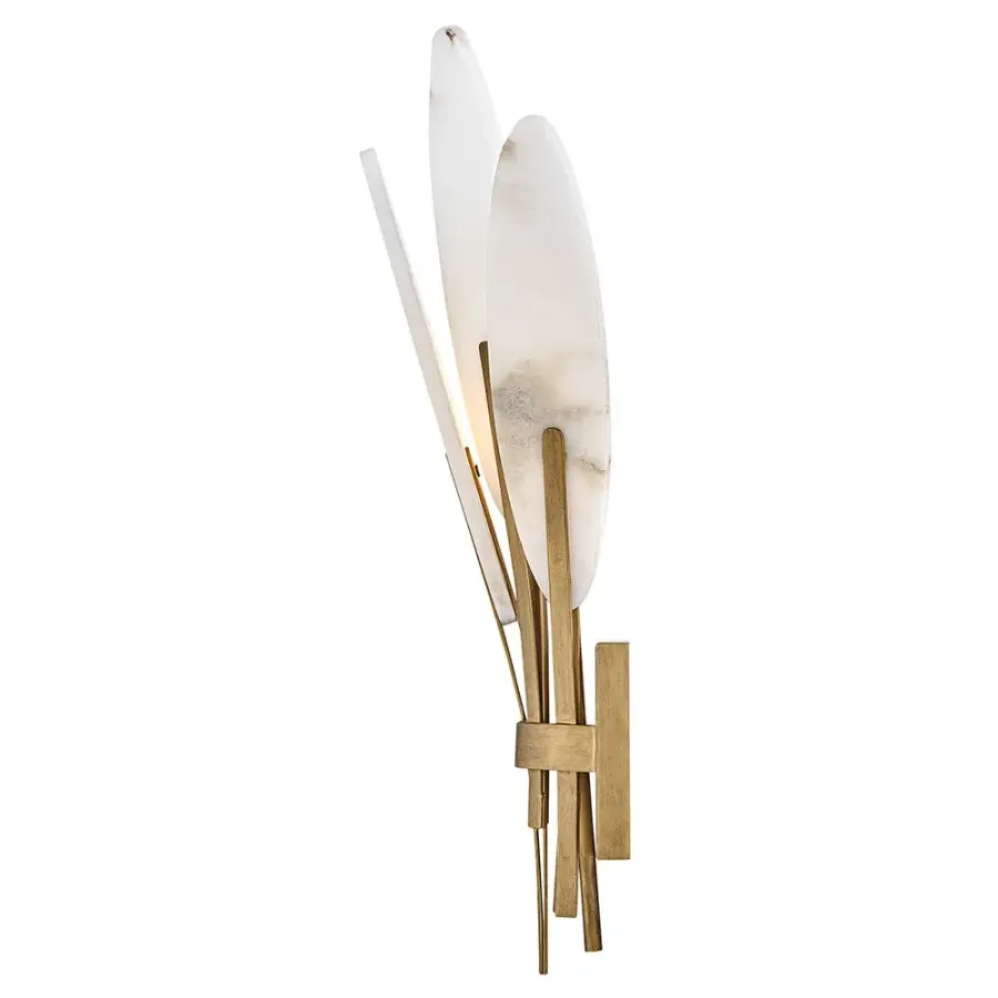 Nerine Large Sconce in Burnished Gold - Image 7