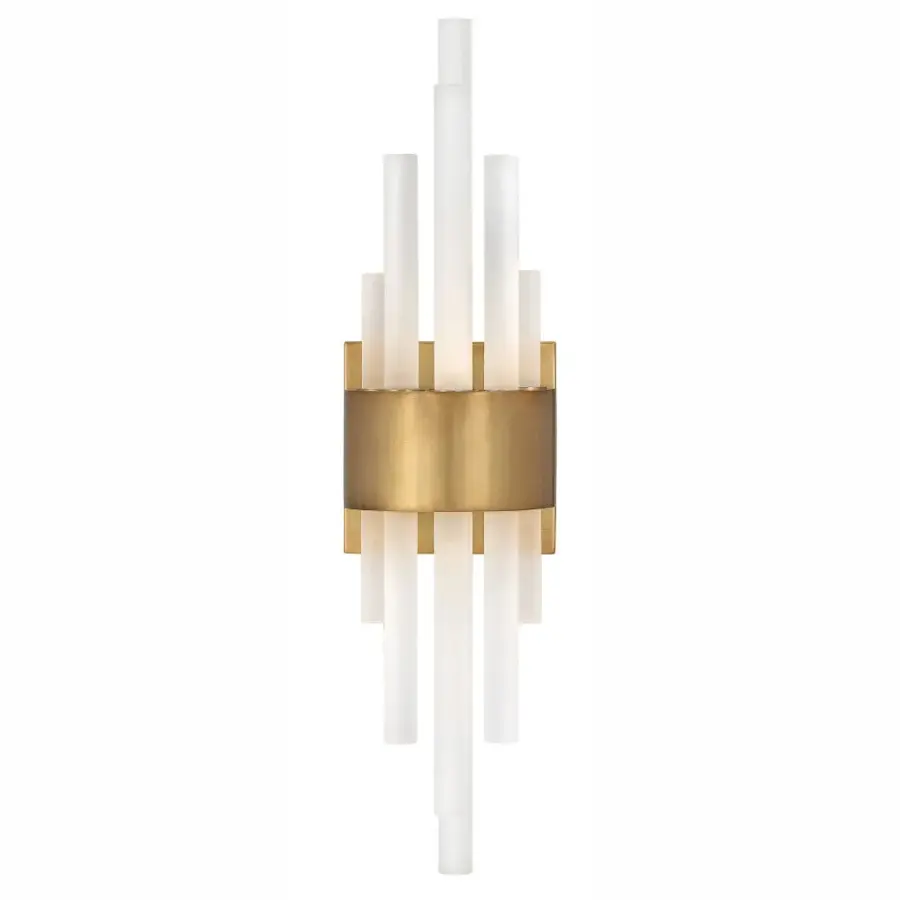 Trinity Large LED Wall Sconce in Heritage Brass - Image 1