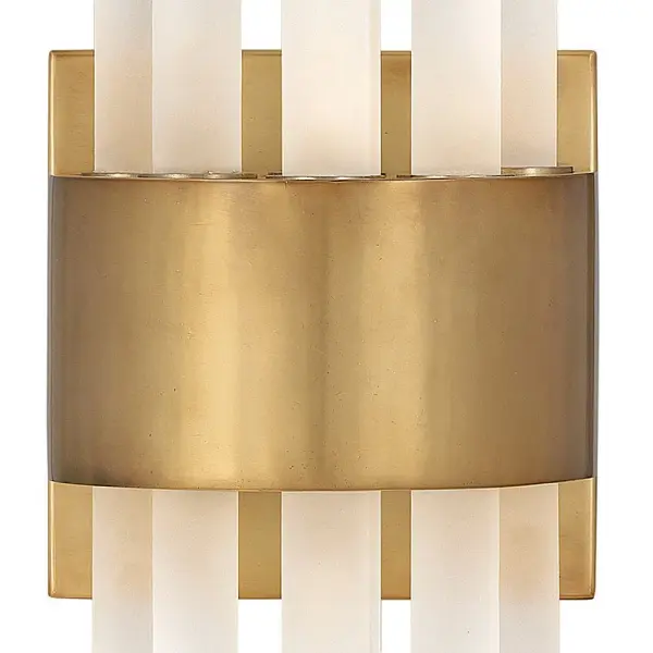 Trinity Large LED Wall Sconce in Heritage Brass - Image 5