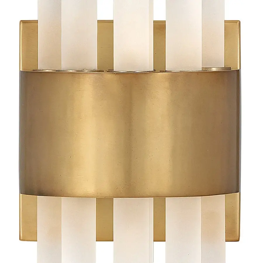 Trinity Large LED Wall Sconce in Heritage Brass - Image 5