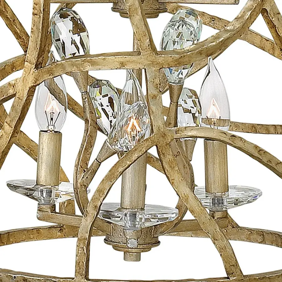 Eve Medium Open Frame Drum Pendant - Image 2
