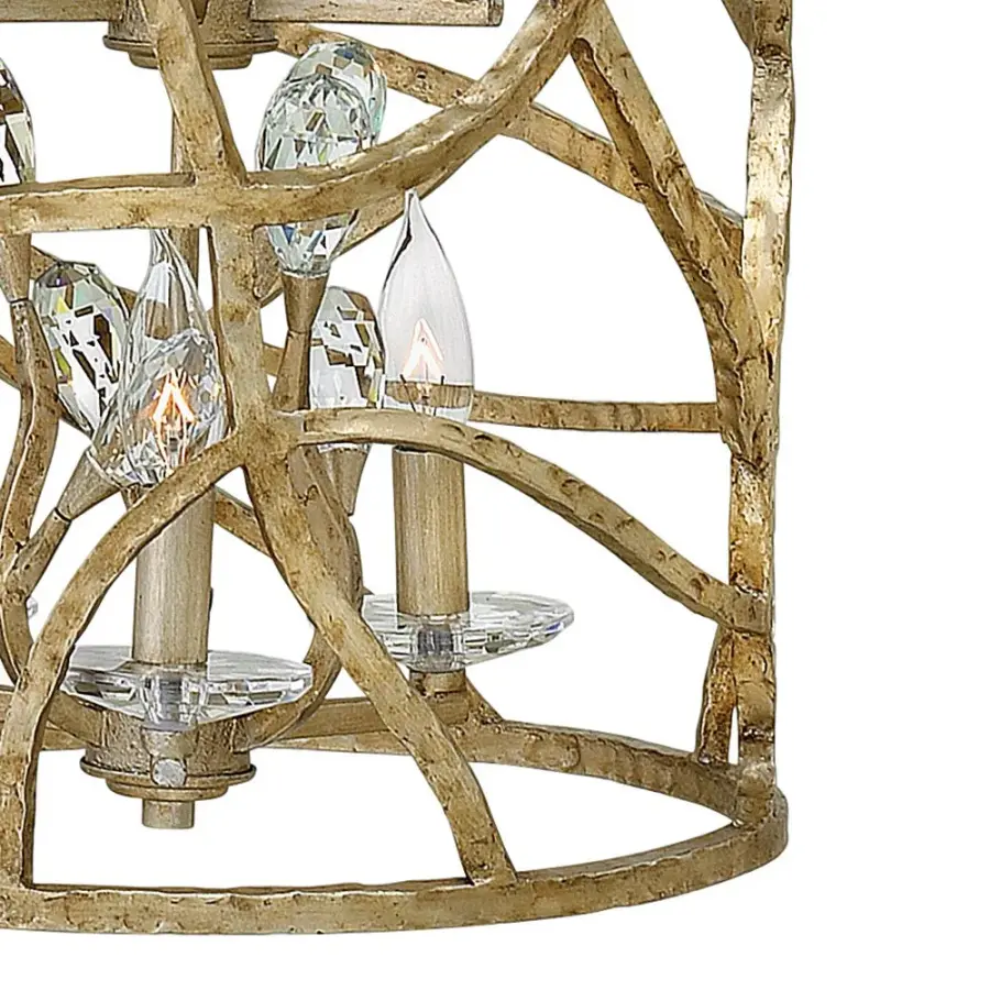 Eve Medium Open Frame Drum Pendant - Image 3