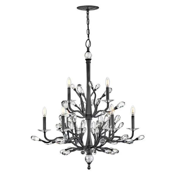Eve Medium Two Tier Chandelier - Image 1