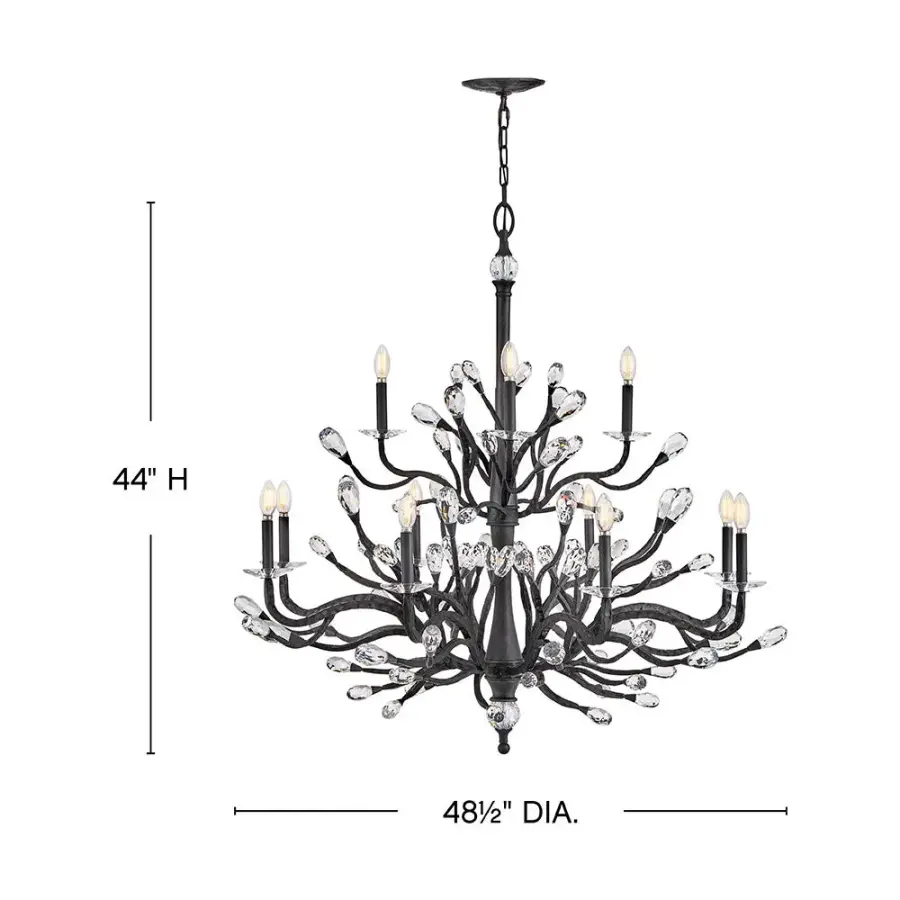 Eve Large Two Tier Chandelier - Image 2