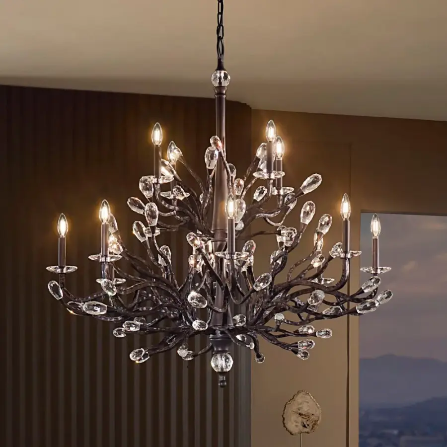Eve Large Two Tier Chandelier - Image 10