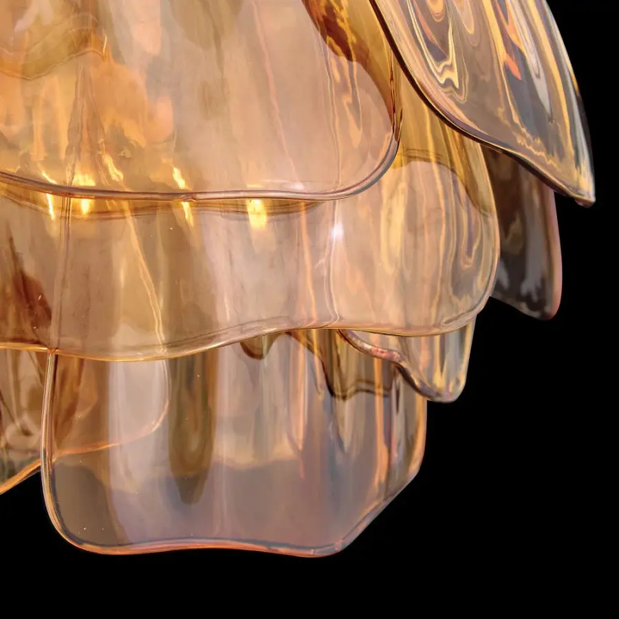 Fantine Small Chandelier in Unlacquered Brass - Image 2