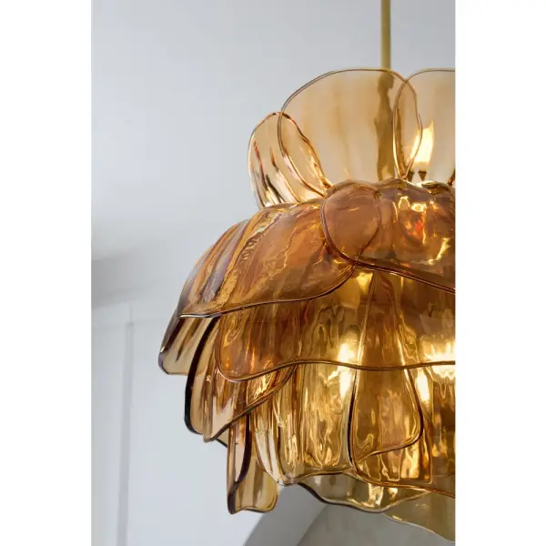 Fantine Small Chandelier in Unlacquered Brass - Image 13
