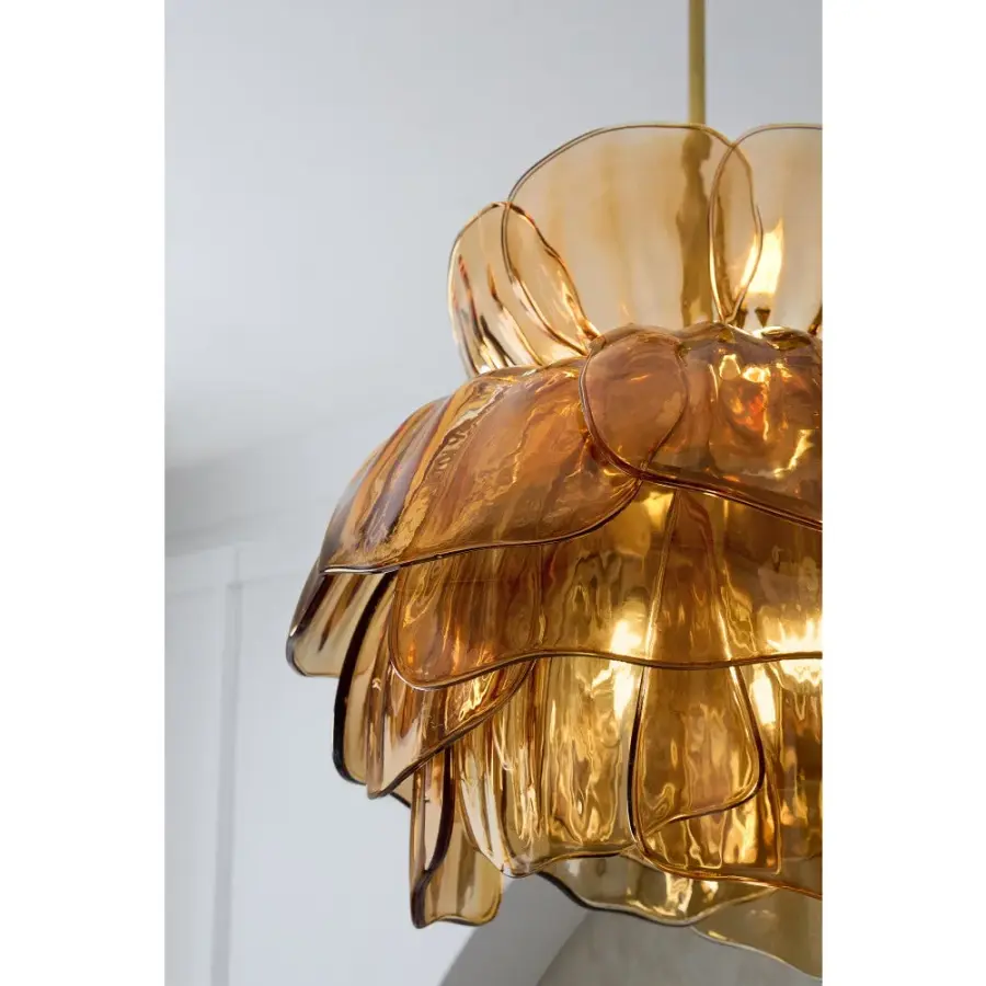 Fantine Small Chandelier in Unlacquered Brass - Image 13