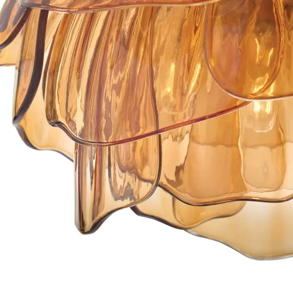 Fantine Small Chandelier in Unlacquered Brass - Image 4