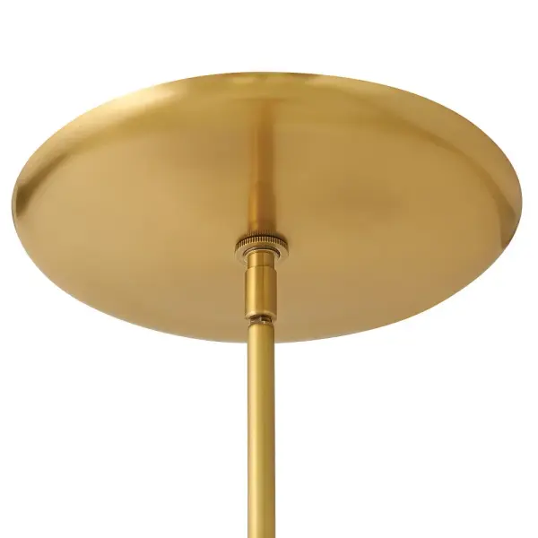 Fantine Small Chandelier in Unlacquered Brass - Image 8