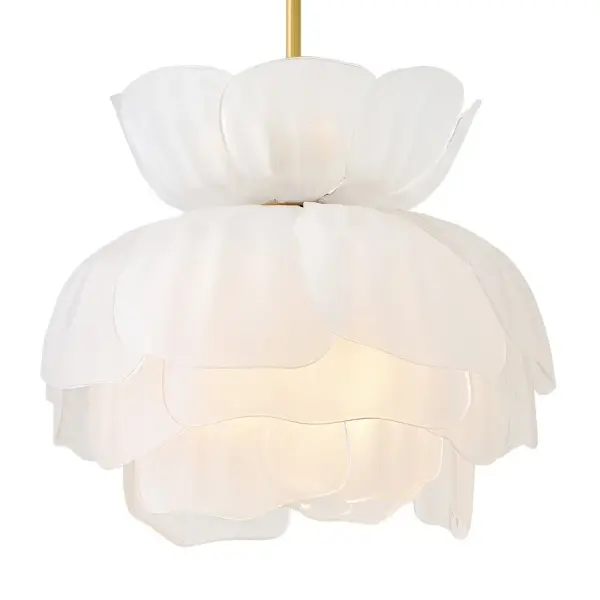 Fantine Small Chandelier in Unlacquered Brass - Image 7