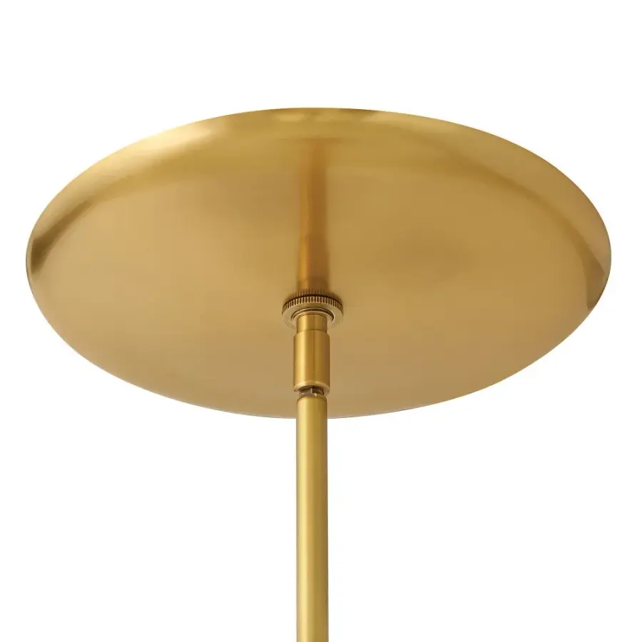 Fantine Small Chandelier in Unlacquered Brass - Image 8