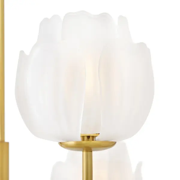 Fantine Medium Chandelier in Unlacquered Brass - Image 4