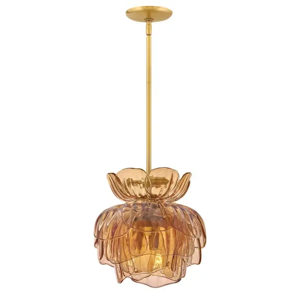 Fantine Medium Pendant in Unlacquered Brass - Image 1