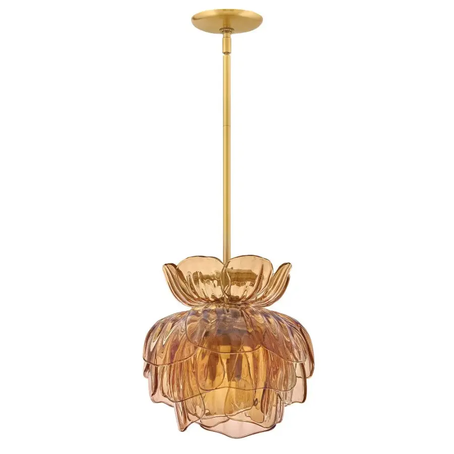 Fantine Medium Pendant in Unlacquered Brass - Image 3