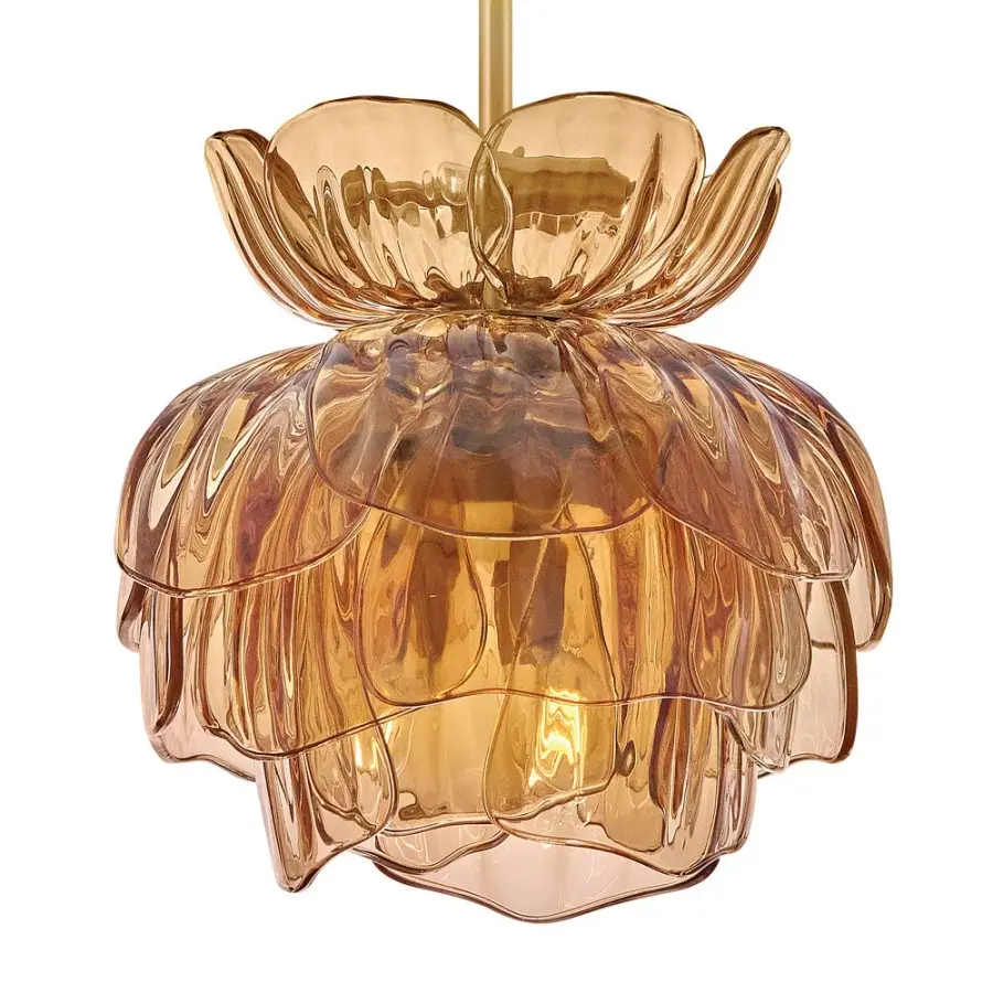 Fantine Medium Pendant in Unlacquered Brass - Image 7