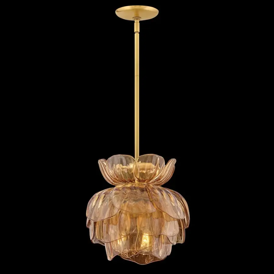 Fantine Medium Pendant in Unlacquered Brass - Image 9