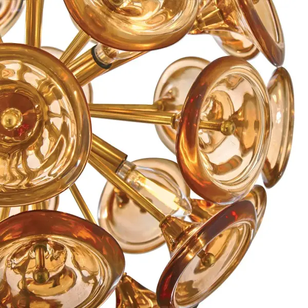 Maya Large Pendant - Unlacquered Brass - Image 4