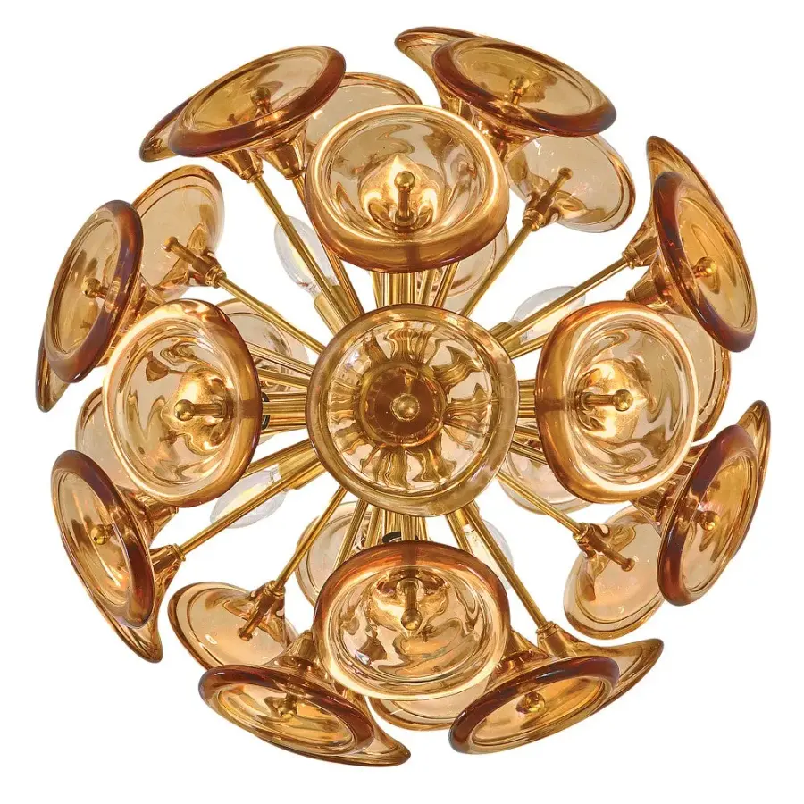 Maya Large Pendant - Unlacquered Brass - Image 6