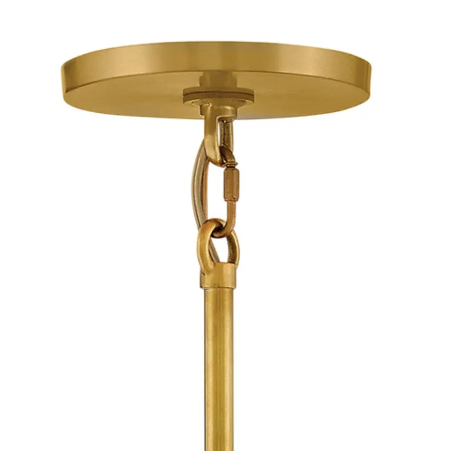 Maya Large Pendant - Unlacquered Brass - Image 7