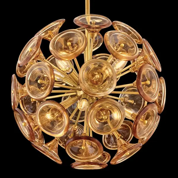 Maya Large Pendant - Unlacquered Brass - Image 8