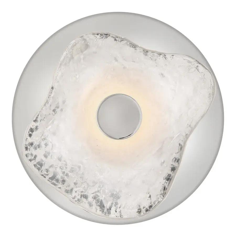 Iona Medium LED Sconce in Polished Nickel - Image 1