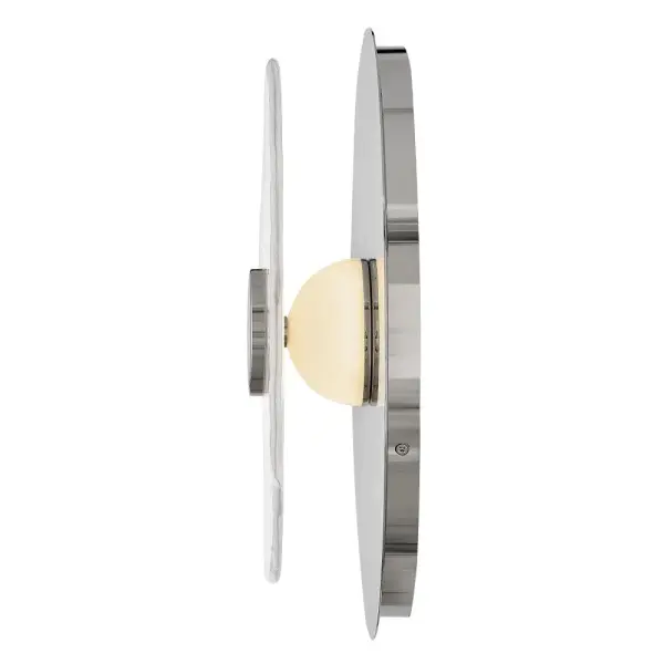 Iona Medium LED Sconce in Polished Nickel - Image 6