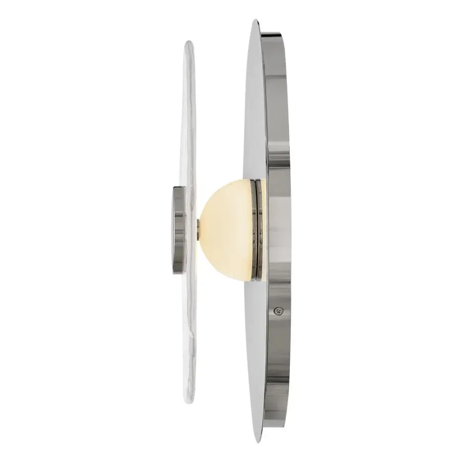 Iona Medium LED Sconce in Polished Nickel - Image 6