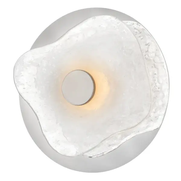 Iona Medium LED Sconce in Polished Nickel - Image 7