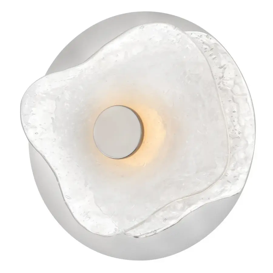 Iona Medium LED Sconce in Polished Nickel - Image 7