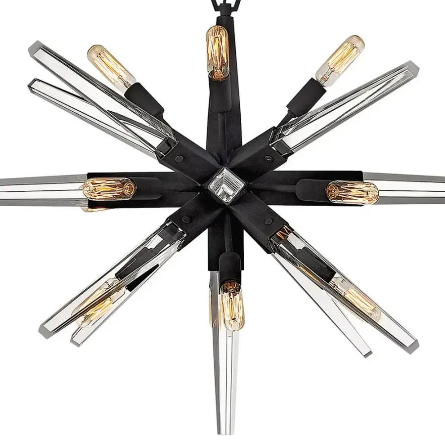 Ariel Medium Twelve Light Linear Chandelier - Image 4