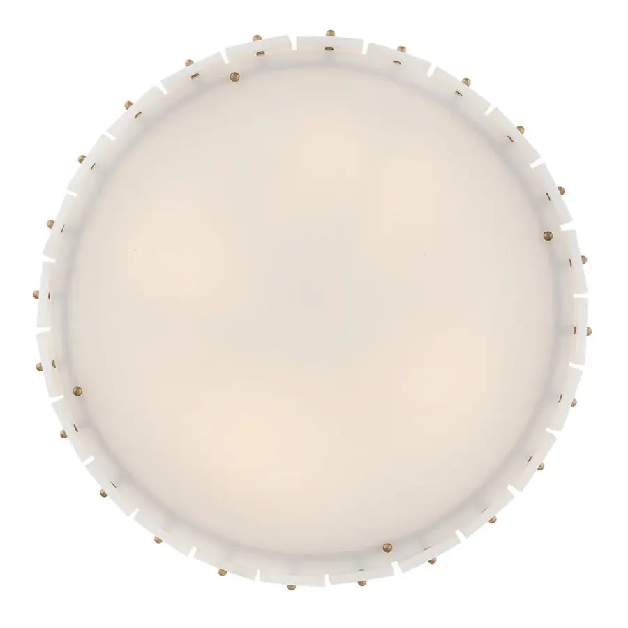 Simone Medium Semi-Flush Mount in Burnished Gold - Image 5