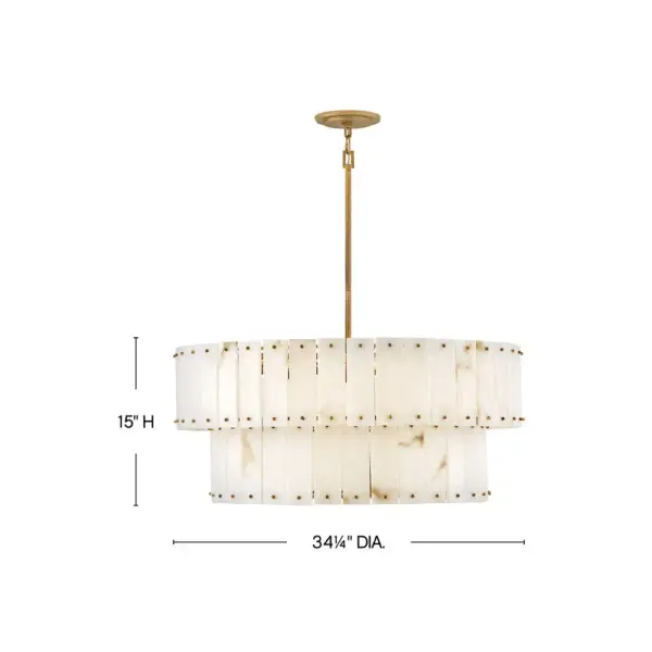 Simone Medium Drum Chandelier - Image 2