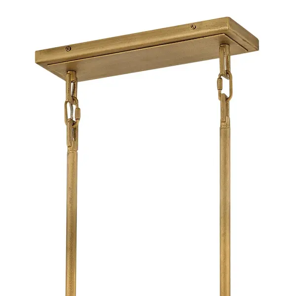 Simone Medium Eight Light Linear Chandelier - Image 11