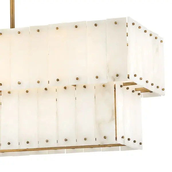 Simone Medium Eight Light Linear Chandelier - Image 10