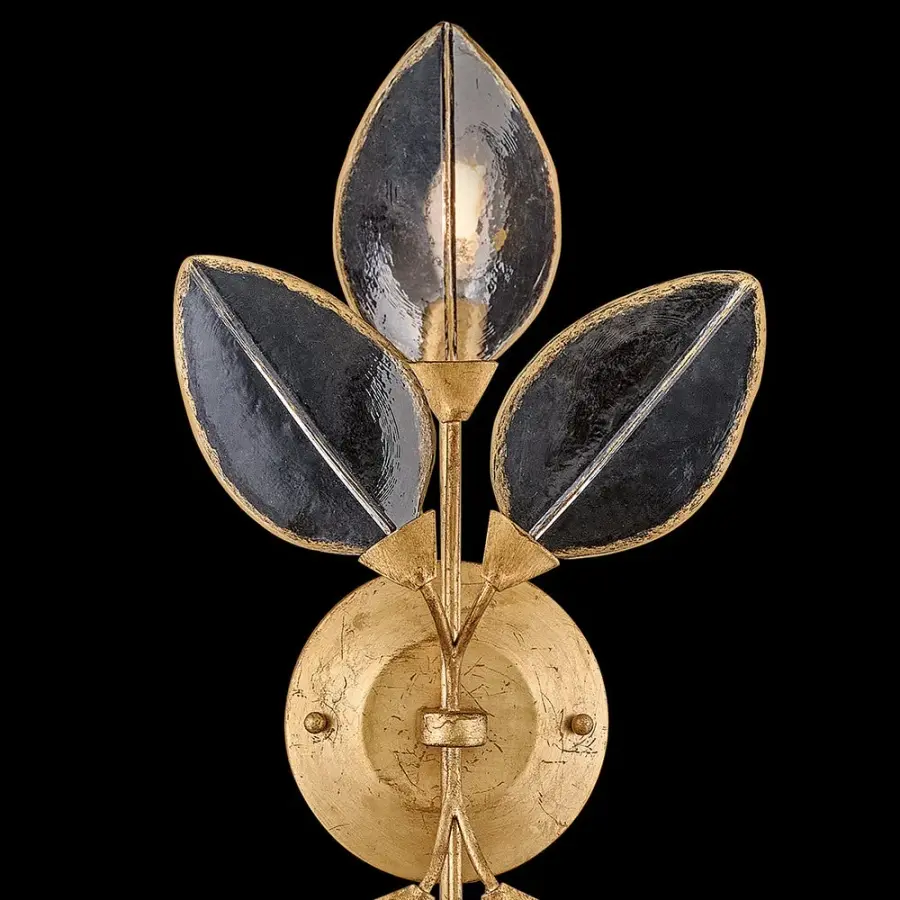 Amira Large Two Light Sconce in Distressed Brass - Image 5