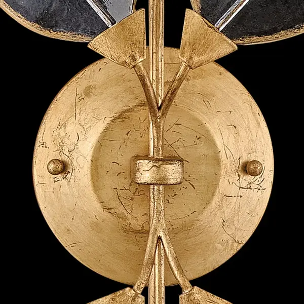 Amira Large Two Light Sconce in Distressed Brass - Image 6