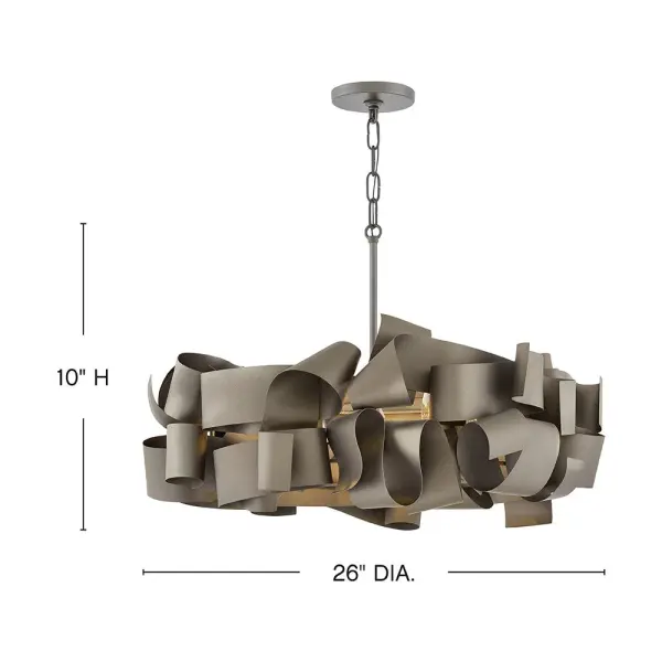 Delfina Medium Single Tier Chandelier - Image 2