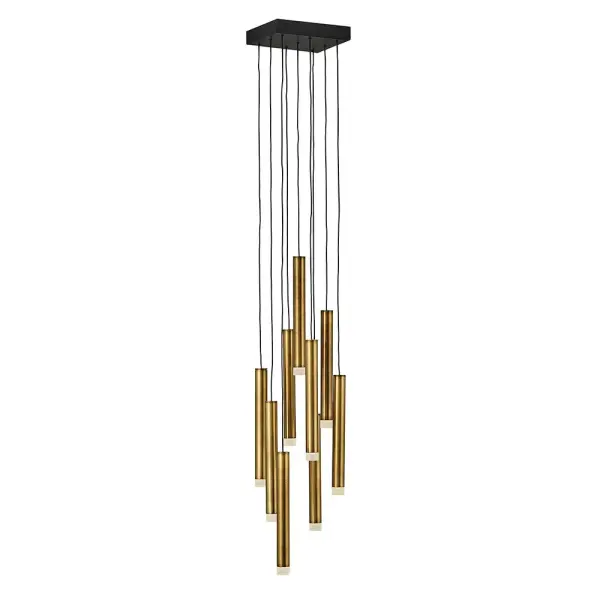 Harmony Small Adjustable Pendant in Heritage Brass - Image 1