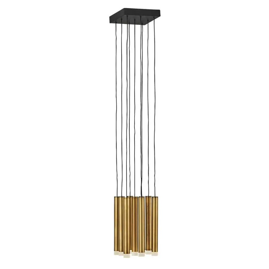 Harmony Small Adjustable Pendant in Heritage Brass - Image 3