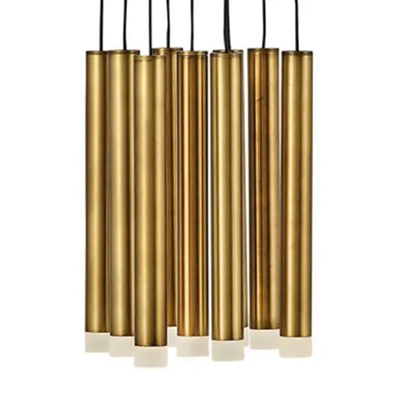 Harmony Small Adjustable Pendant in Heritage Brass - Image 5