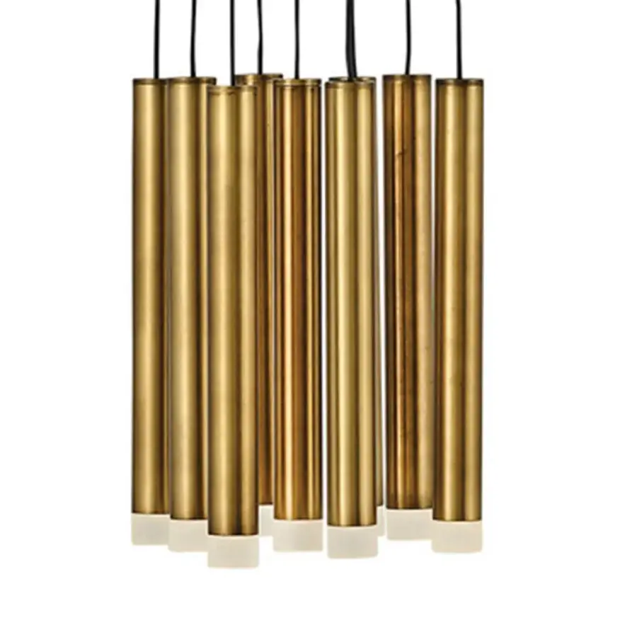 Harmony Small Adjustable Pendant in Heritage Brass - Image 5