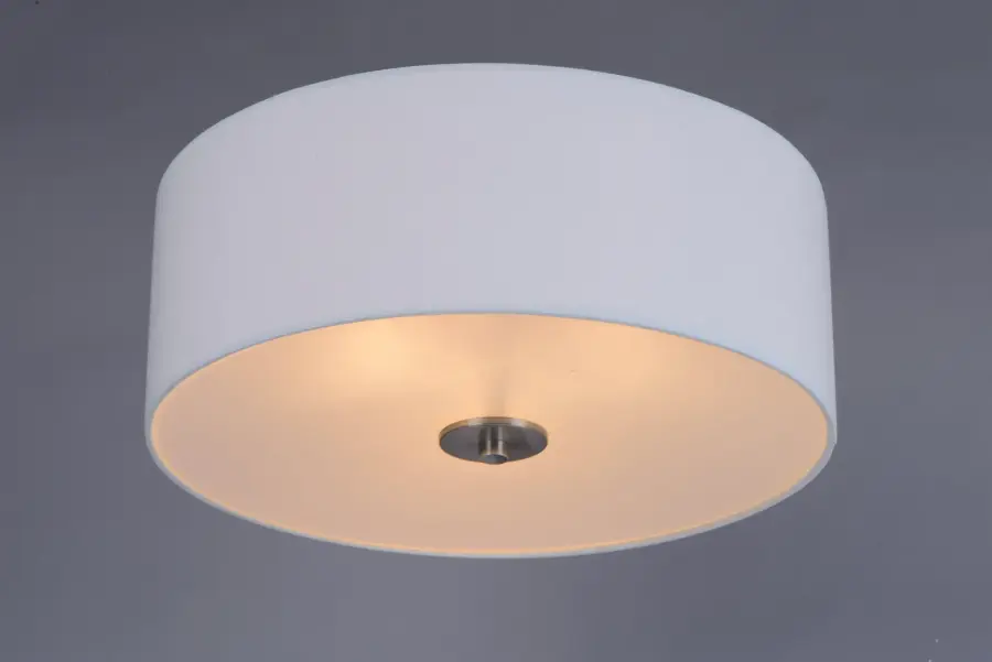 Bongo Three Light Flush Mount in Satin Nickel - Image 3