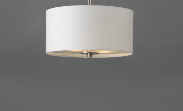 Bongo Two Light Semi-Flush Mount in Satin Nickel - Image 4