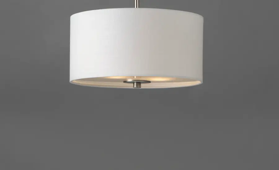 Bongo Two Light Semi-Flush Mount in Satin Nickel - Image 4